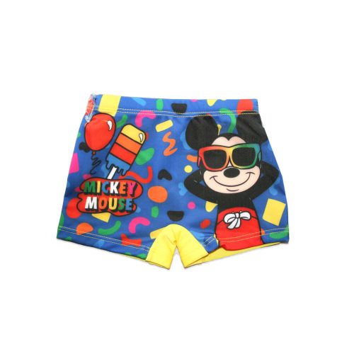 Disney Mickey egér fürdő boxer kisfiúknak - Mickey mouse felirattal - sárga - 104