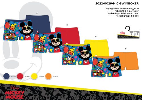 Disney Mickey swim boxer (3-6 years)