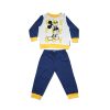 Langer, dünner Baby-Schlafanzug aus Baumwolle – Mickey Mouse – One Fly Guy – Jersey – dunkelblau-gelb – 92