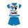 Pigiama estivo per bebè in cotone a maniche corte - Disney Topolino - blu medio - 86
