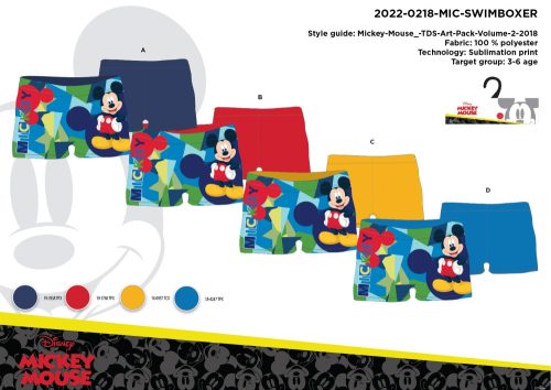 Disney Mickey swim boxer (3-6 years)