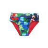 Disney Mickey Mouse Badehose für Jungen – mit Mickey-Schriftzug – Rot – 98