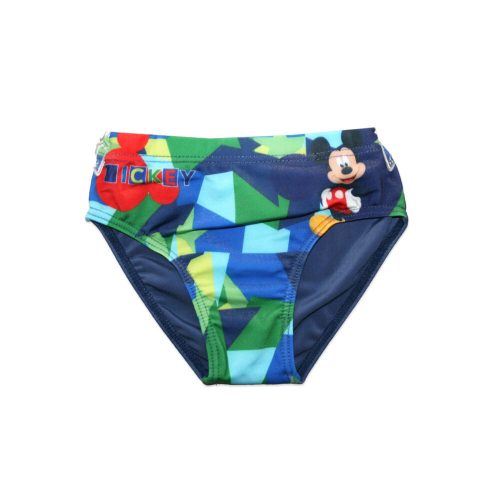 Disney Mickey Mouse Badehose für Jungen – mit Mickey-Schriftzug – dunkelblau – 104