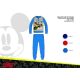 Zimné bavlnené detské pyžamo - Disney Mickey mouse - stredne modré - 116