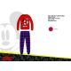 Winter thick cotton children's pajamas - flannel pajamas - Disney Mickey Mouse - red - 98