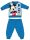 Disney Mickey Mouse Winter dicker Baby Pyjama - Baumwollflannel Pyjama - Hellblau - 86