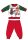 Disney Mickey egér téli vastag karácsonyi baba pizsama - pamut flanel pizsama - piros-zöld - 92