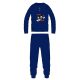 Disney Mickey mouse cotton flannel pajamas - winter thick children's pajamas - dark blue - 110