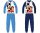 Disney Mickey egér pamut jersey gyerek pizsama - világoskék - 122