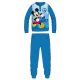 Disney Mickey mouse fleece pajamas - winter thick children's pajamas - light blue - 104