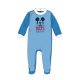 Calzature in pelle scamosciata Disney Topolino - blu medio-bianco - per bambini da 0 a 1 mese