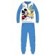 Pigiama lungo e sottile per bambini Disney Topolino - pigiama in jersey di cotone - azzurro