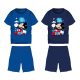 Completo estivo Disney in cotone Topolino - set maglietta-pantaloncini - blu scuro - 110