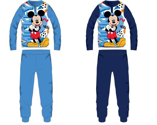 Disney Mickey egér jersey pamut pizsama - világoskék - 104