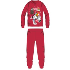   Mickey Egér vastag interlock karácsonyi pamut pizsama nőknek
