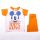 Mickey egér kisfiú pamut nyári együttes - póló-rövidnadrág szett - narancssárga - 80