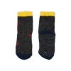 Non-slip children's ankle socks - Mickey Mouse - plush - anthracite - 19-22