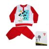 Téli pamut gyerek pizsama - Mickey egér - piros - 104