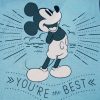Téli vastag pamut baba pizsama - Mickey egér - the Best - középkék - 80