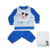 Zimní tlusté bavlněné kojenecké pyžamo - Mickey Mouse