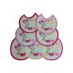 Bavaglino Minnie Mouse 7 pezzi/confezione - bavaglino in cotone - rosa chiaro-rosa-rosa scuro-rosa-rosso-viola-giallo