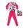 Hosszú vékony pamut gyerek pizsama - Minnie egér - Jersey - pink - 128