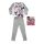 Hosszú vékony pamut gyerek pizsama - Minnie egér - Jersey - szürke - 110