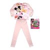 Long thin cotton children's pajamas - Minnie mouse with butterflies - Jersey - light pink - 98