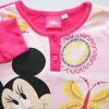 Hosszú vékony pamut gyerek pizsama - Minnie egér - pillangókkal - Jersey - pink - 104