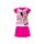 Nyári rövid ujjú gyerek pamut pizsama - Disney Minnie egér - csíkos - pink - 116