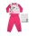 Pigiama lungo e sottile per bebè in cotone - Minnie Mouse a pois - Jersey - rosa - 92