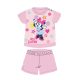 Summer short-sleeved cotton baby pajamas - Disney Minnie Mouse - stars - light pink - 80