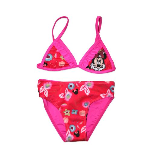 Disney Minnie egér kétrészes fürdőruha kislányoknak - virág mintával - pink - 110