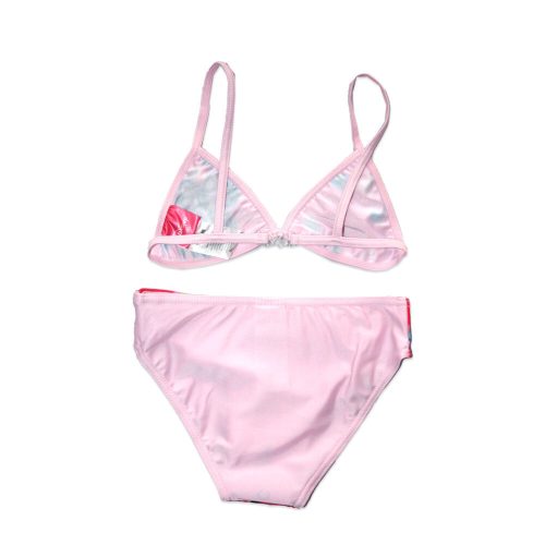 Costum de baie Disney Minnie Mouse din doua piese pentru fete - cu model de flori - roz ouchter - 116