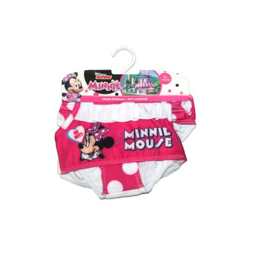 Disney Minnie egér kétrészes fürdőruha kislányoknak - pöttyös - fehér - 122