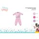 Zimní bavlněné dětské pyžamo se zámkem - Disney Minnie Mouse