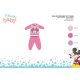 Pigiama invernale per bebè in cotone interlock - Disney Minnie mouse - rosa - 98