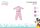 Téli pamut interlock baba pizsama - Disney Minnie egér - világosrózsaszín - 80