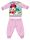 Disney Minnie egér téli vastag baba pizsama - pamut flanel pizsama - világosrózsaszín - 80