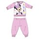Dětské fleecové pyžamo Disney Minnie Mouse - zimní silné pyžamo - světle růžové - 86