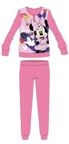 Zimní korálové pyžamo Disney Minnie mouse - světle růžové - 110