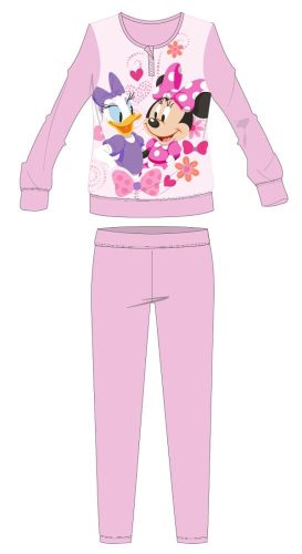 Disney Minnie egér téli vastag gyerek pizsama - pamut flanel pizsama - világosrózsaszín - 104