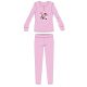 Disney Minnie Maus Baumwollflanell-Pyjama – Winterdicker Kinderpyjama – Hellrosa – 134-140