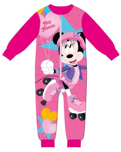 Disney Minnie egér egyberészes kezeslábas gyerek pizsama - interlock pamut pizsama - pink - 98