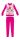 Disney Minnie egér téli pamut gyerek pizsama - interlock pizsama - virág mintával - pink - 122