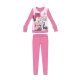 Disney Minnie mouse winter cotton children's pajamas - interlock pajamas - with butterfly pattern - pink - 104