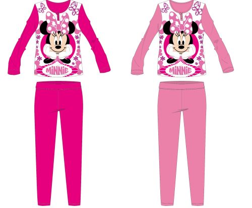 Disney Minnie egér pamut jersey gyerek pizsama - rózsaszín - 98