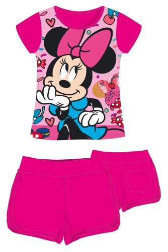 Disney Minnie egér pamut nyári együttes - póló-rövidnadrág szett 