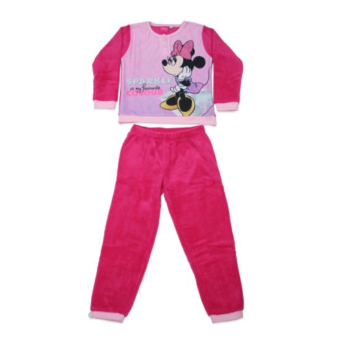 Gyerek téli coral pizsama - Minnie egér - pink - 110