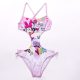 Costume da bagno da bambina Minnie Mouse - trikini - rosa chiaro - 122
